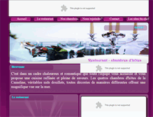Tablet Screenshot of la-cameline.com
